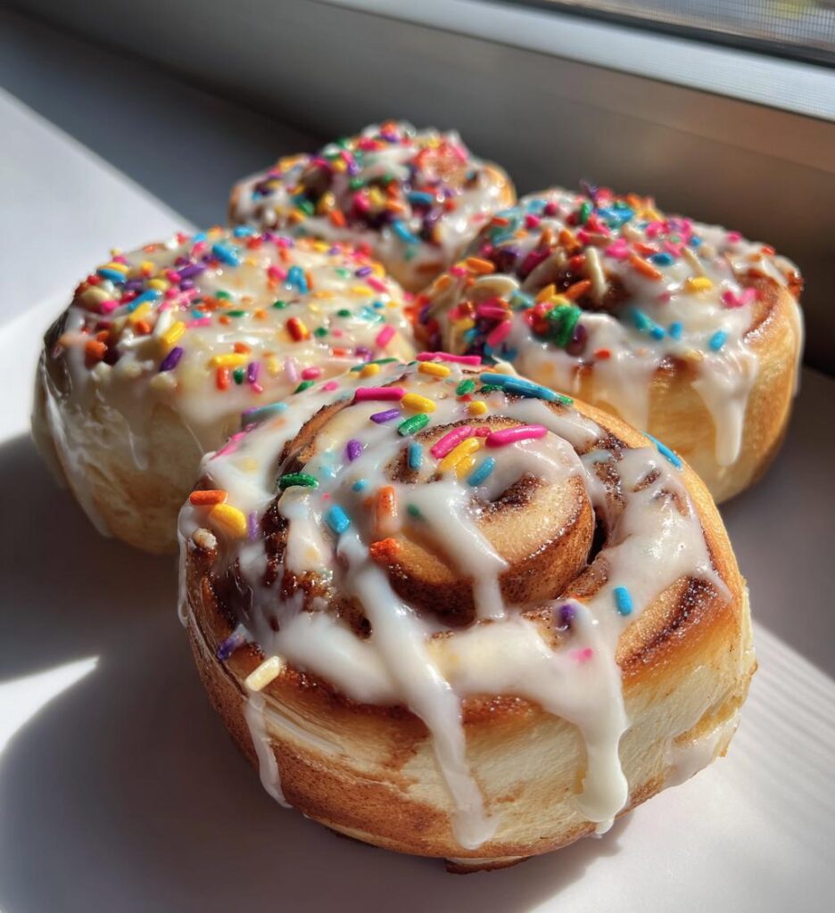 Funfetti Cinnamon Rolls