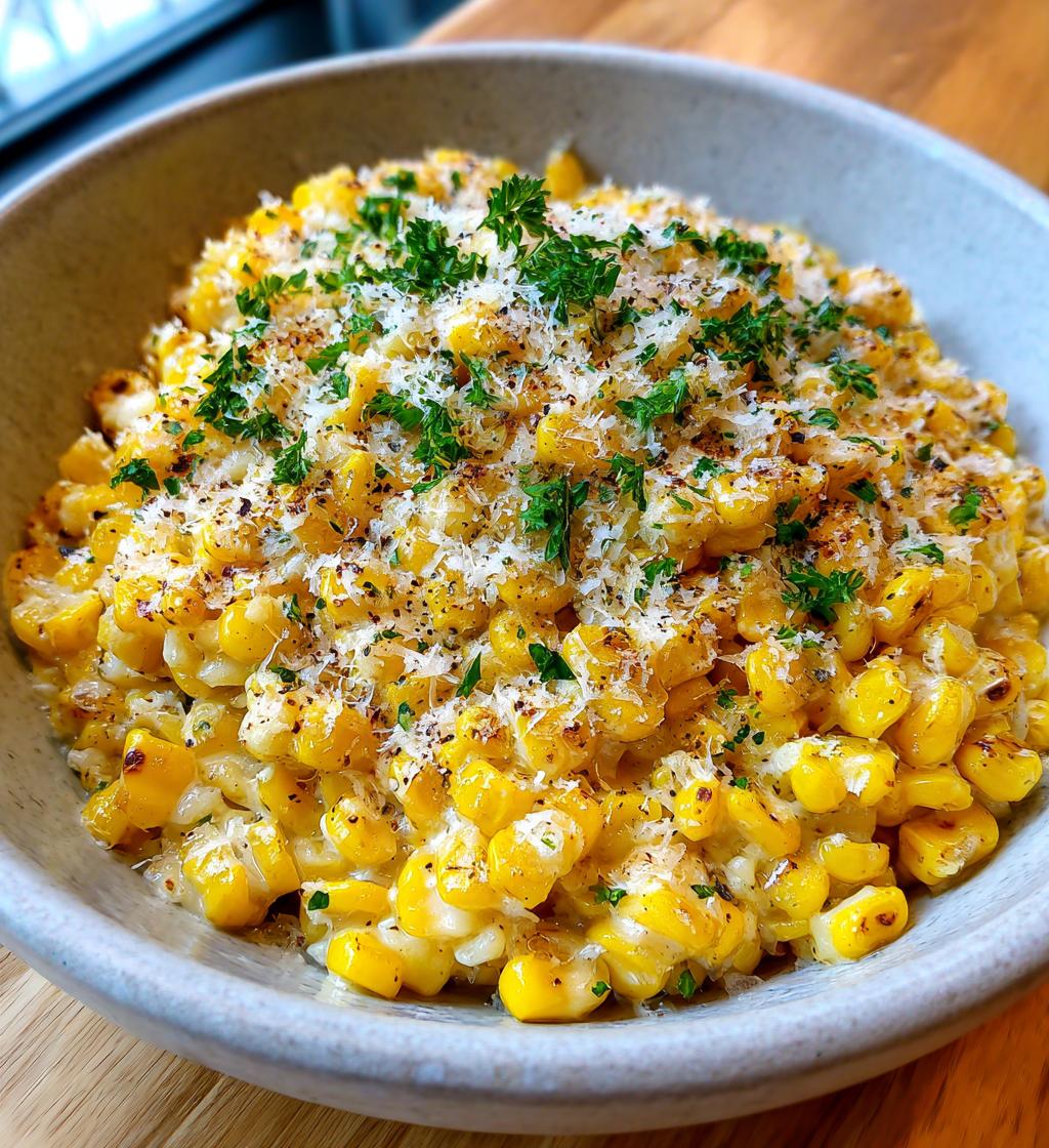 Garlic Parmesan Corn