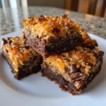 German Chocolate Cookie Bars
