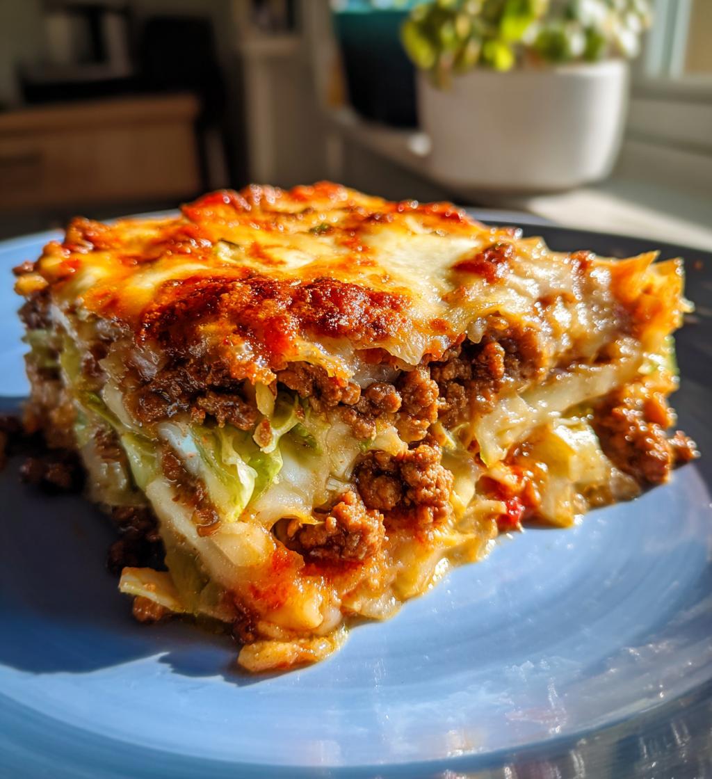 Ground Beef Cabbage Casserole