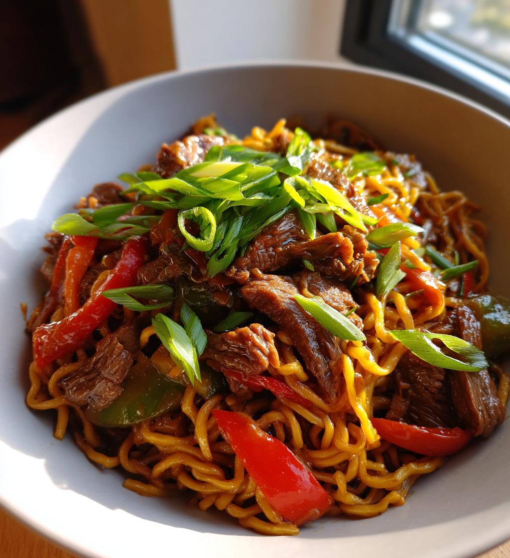 Hoisin Beef Noodles