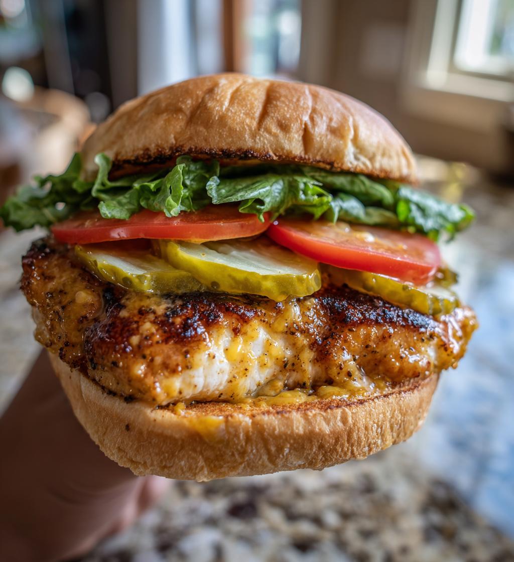 Honey Mustard Chicken Sandwich