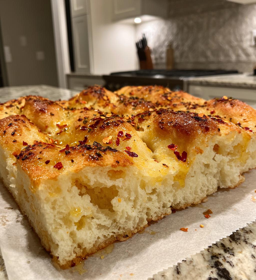 Hot Honey Focaccia