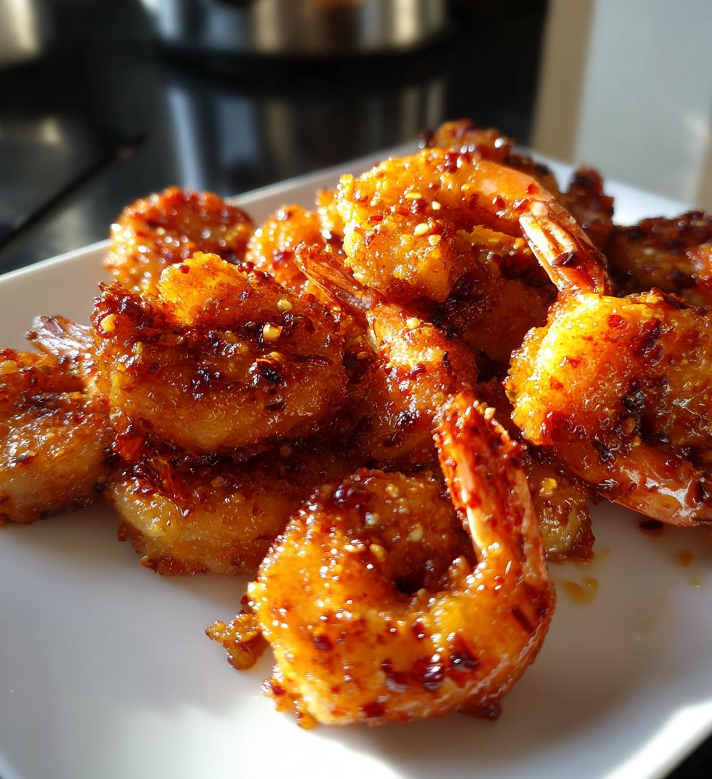 Hot Honey Fried Shrimp