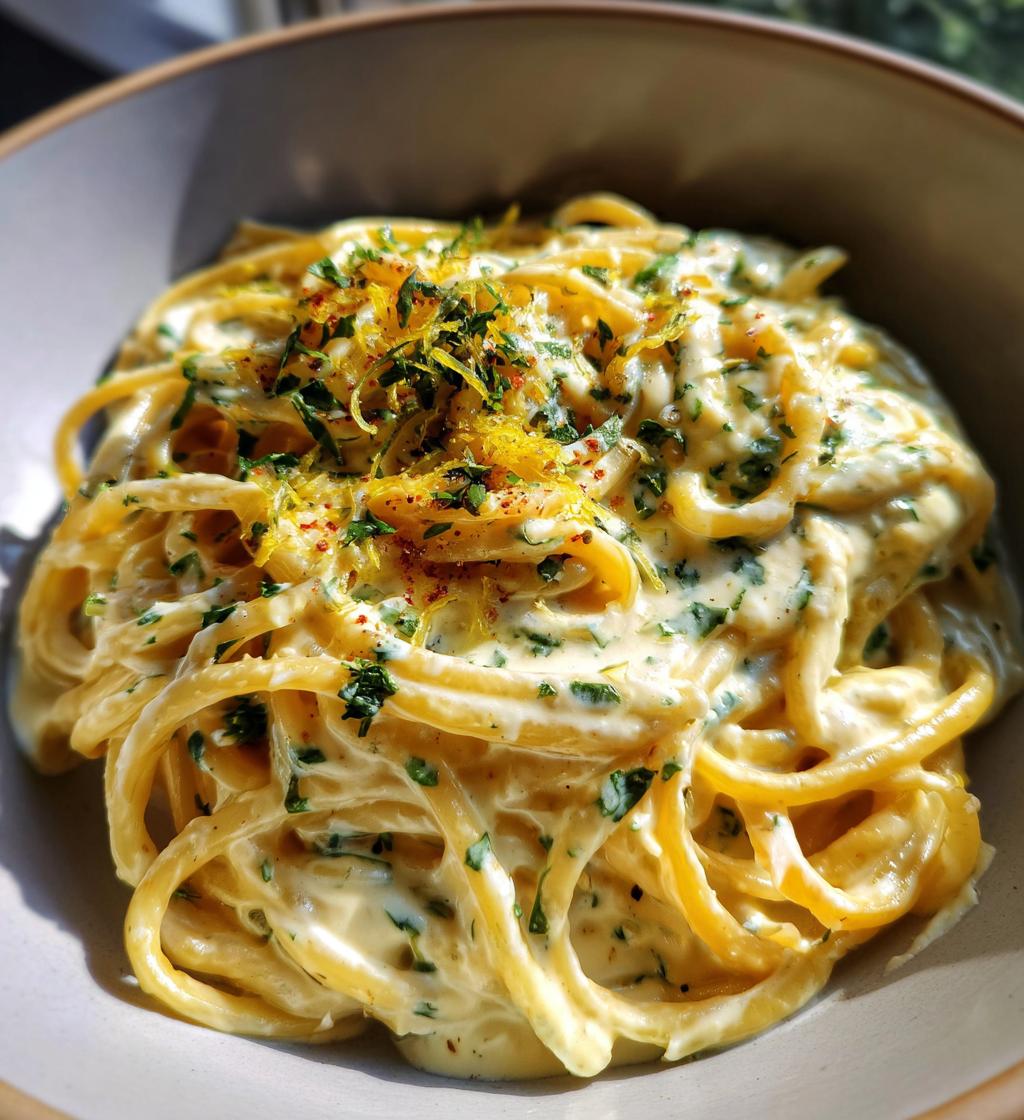 Lemon Garlic Cream Sauce