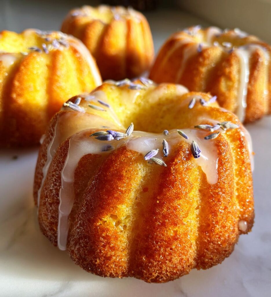 Lemon Lavender Mini Cakes