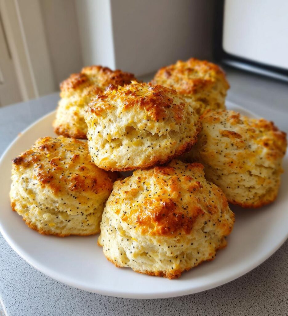 Lemon Poppy Seed Scones