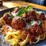 Parmesan Linguine Meatballs