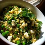 Pea Feta Couscous Salad