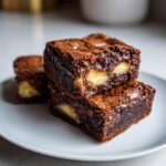 Peanut Butter Stuffed Brownies