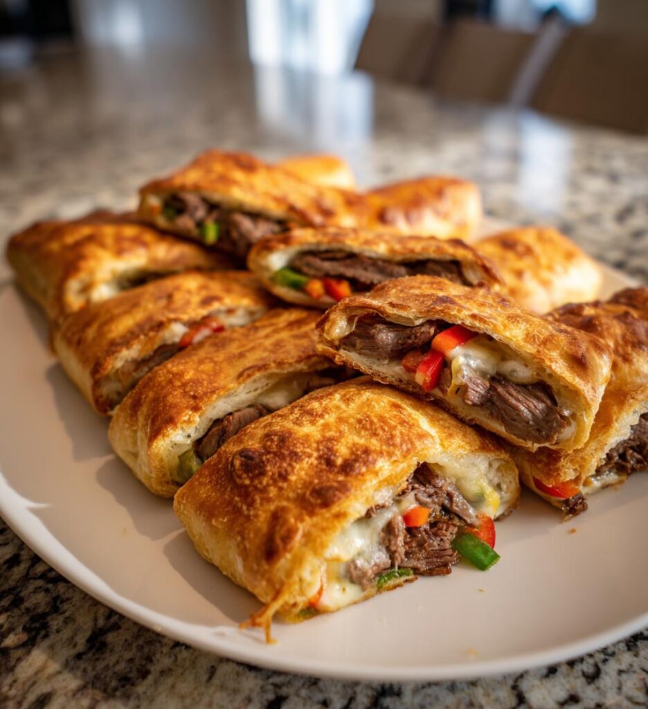 Philly Cheesesteak Breadsticks