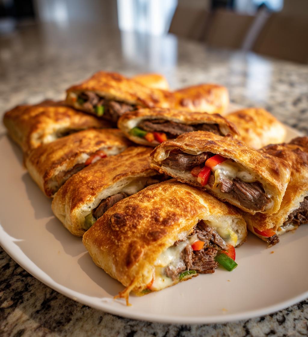 Philly Cheesesteak Breadsticks