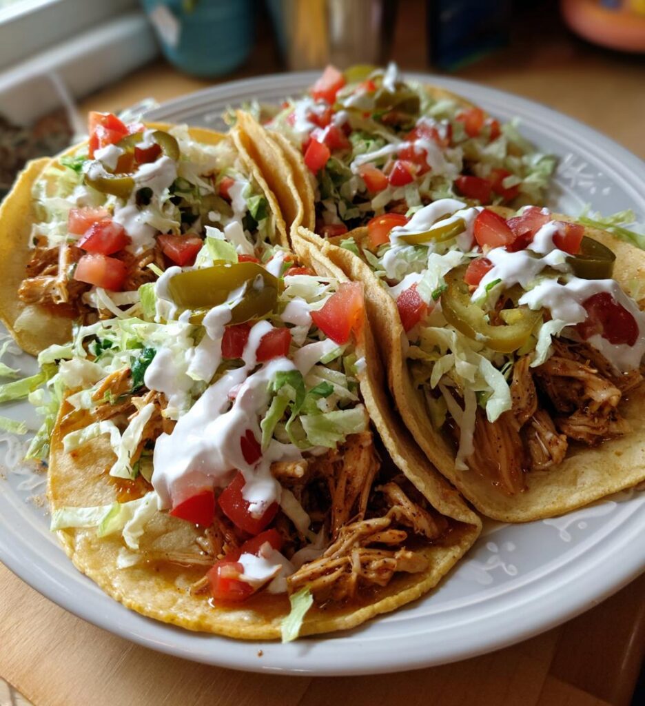 Pickle Ranch Chicken Tacos