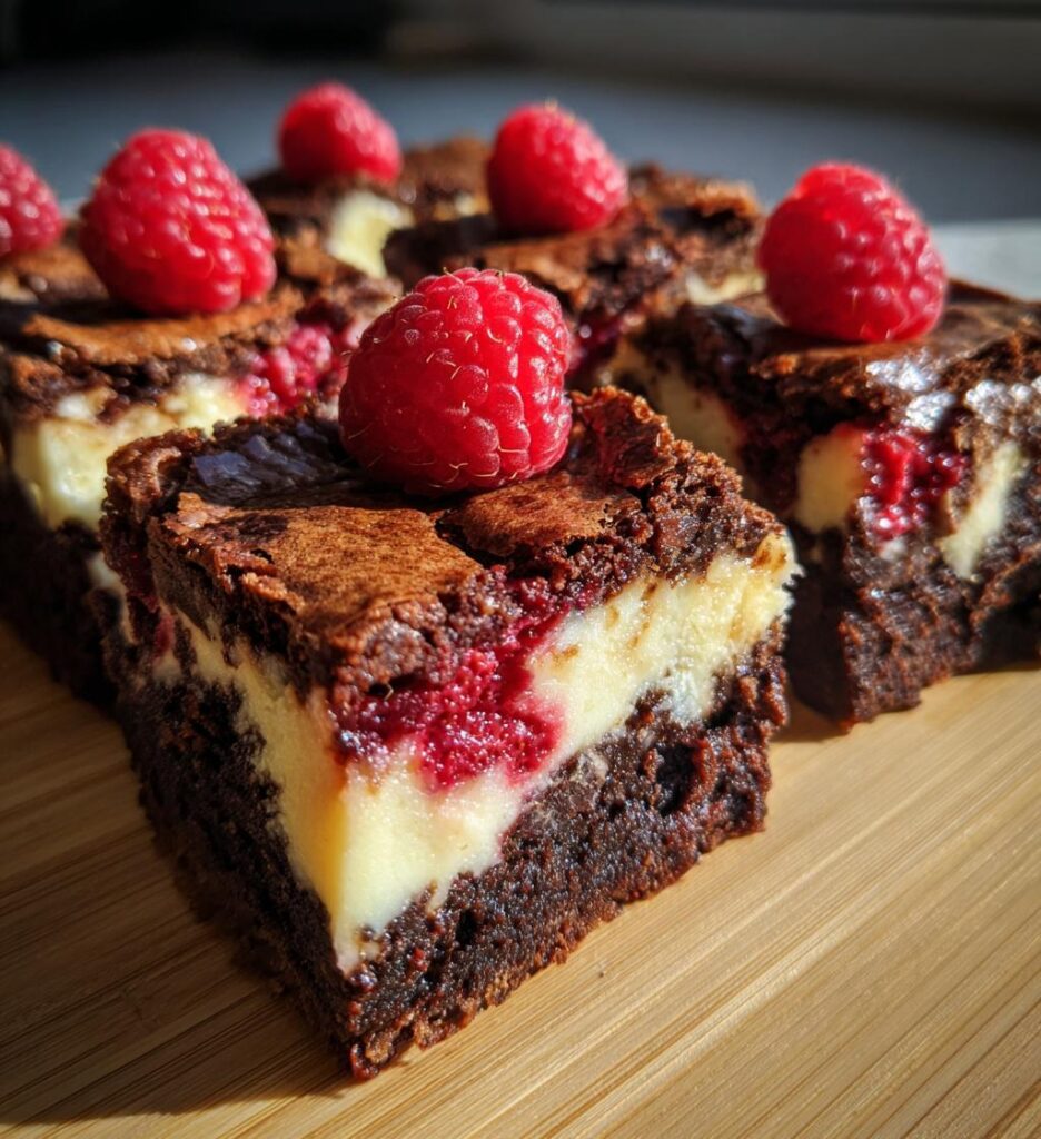 Raspberry Cheesecake Brownies