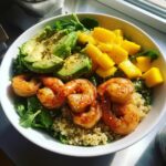 Shrimp Avocado Mango Bowl