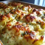 Shrimp Crab Alfredo Lasagna Rolls