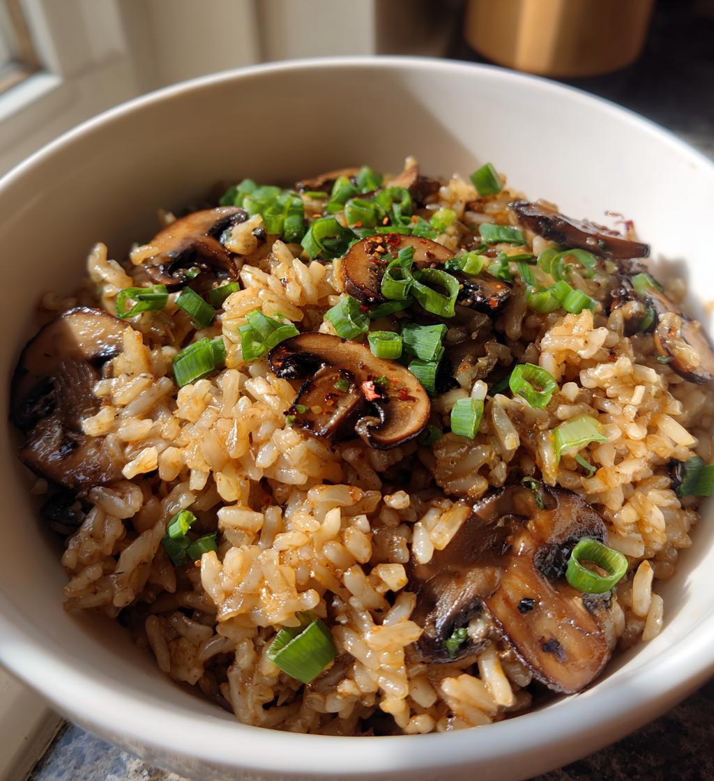 Soy Mushroom Rice