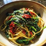 Spinach Sun Dried Tomato Pasta