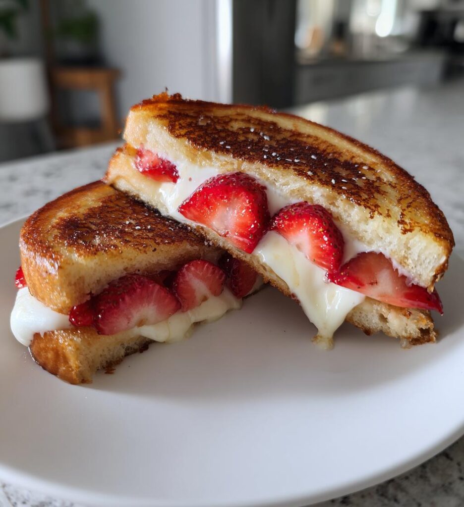 Strawberry Brie Grilled Sandwich