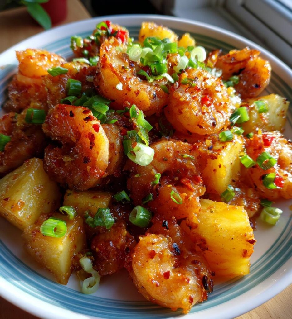Sweet Chili Pineapple Shrimp