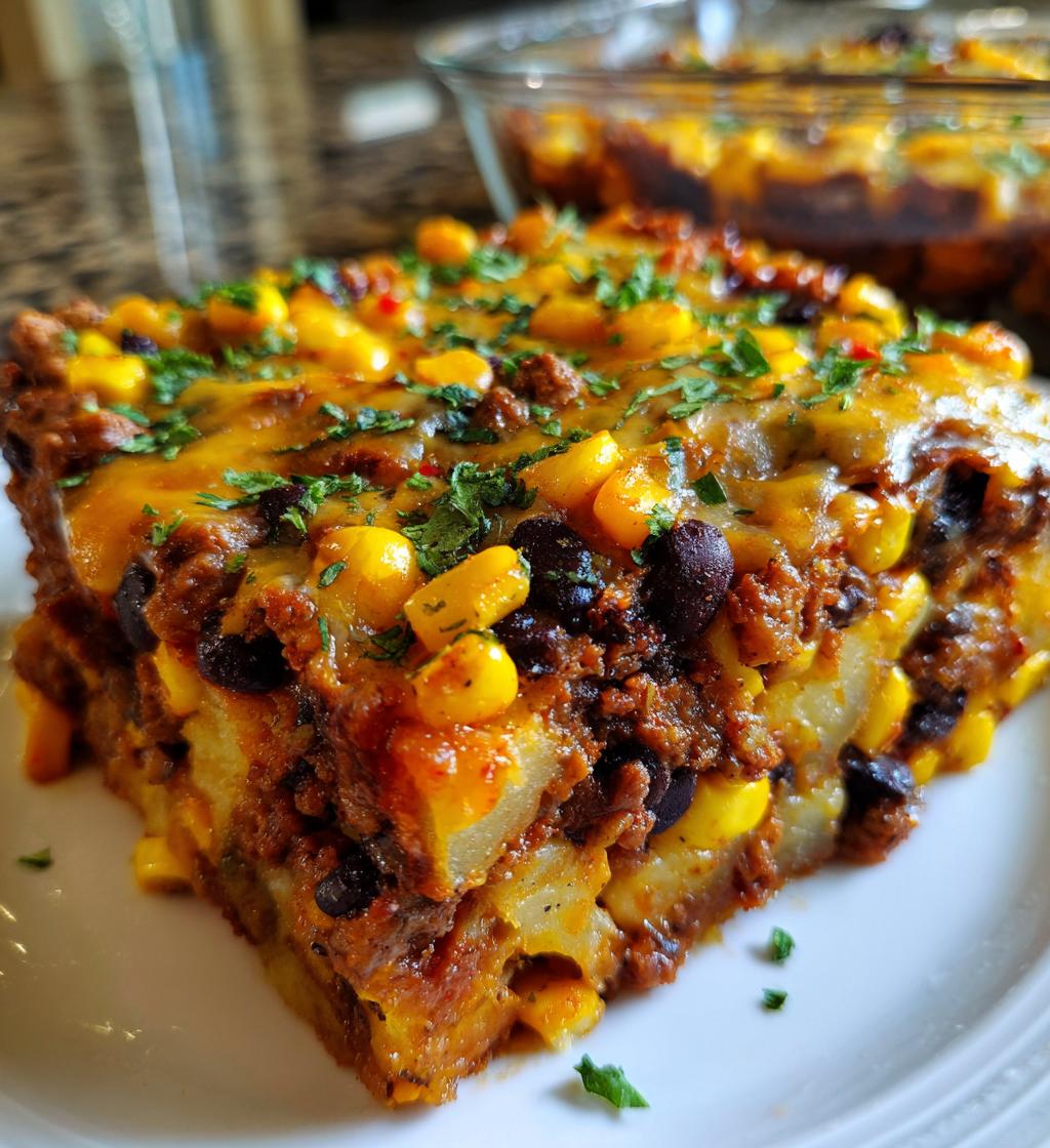 Taco Potato Bake