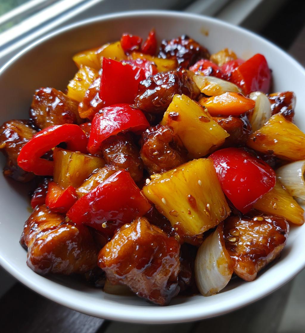 Teriyaki Pineapple Chicken Peppers