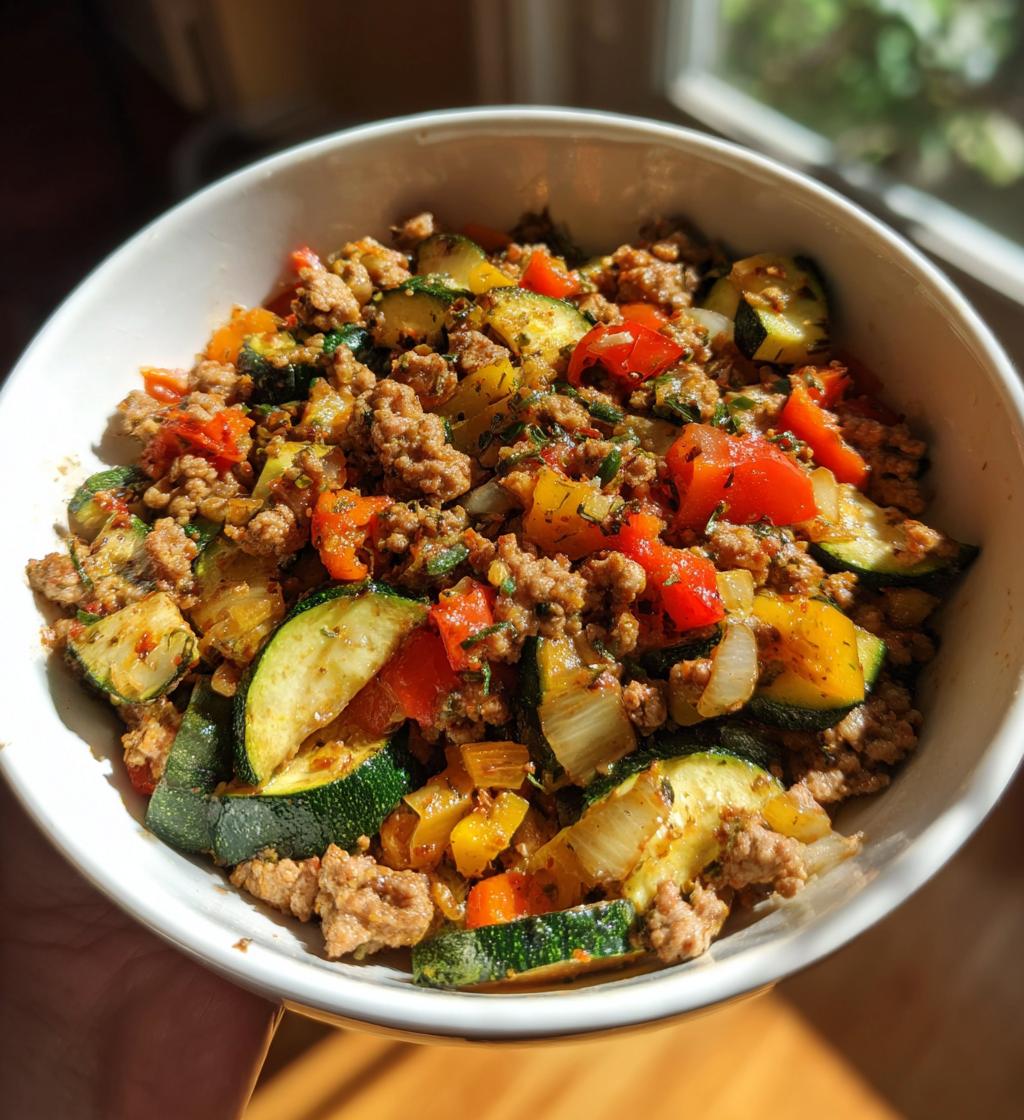 Turkey Zucchini Skillet
