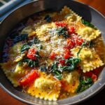 Tuscan Ravioli Soup