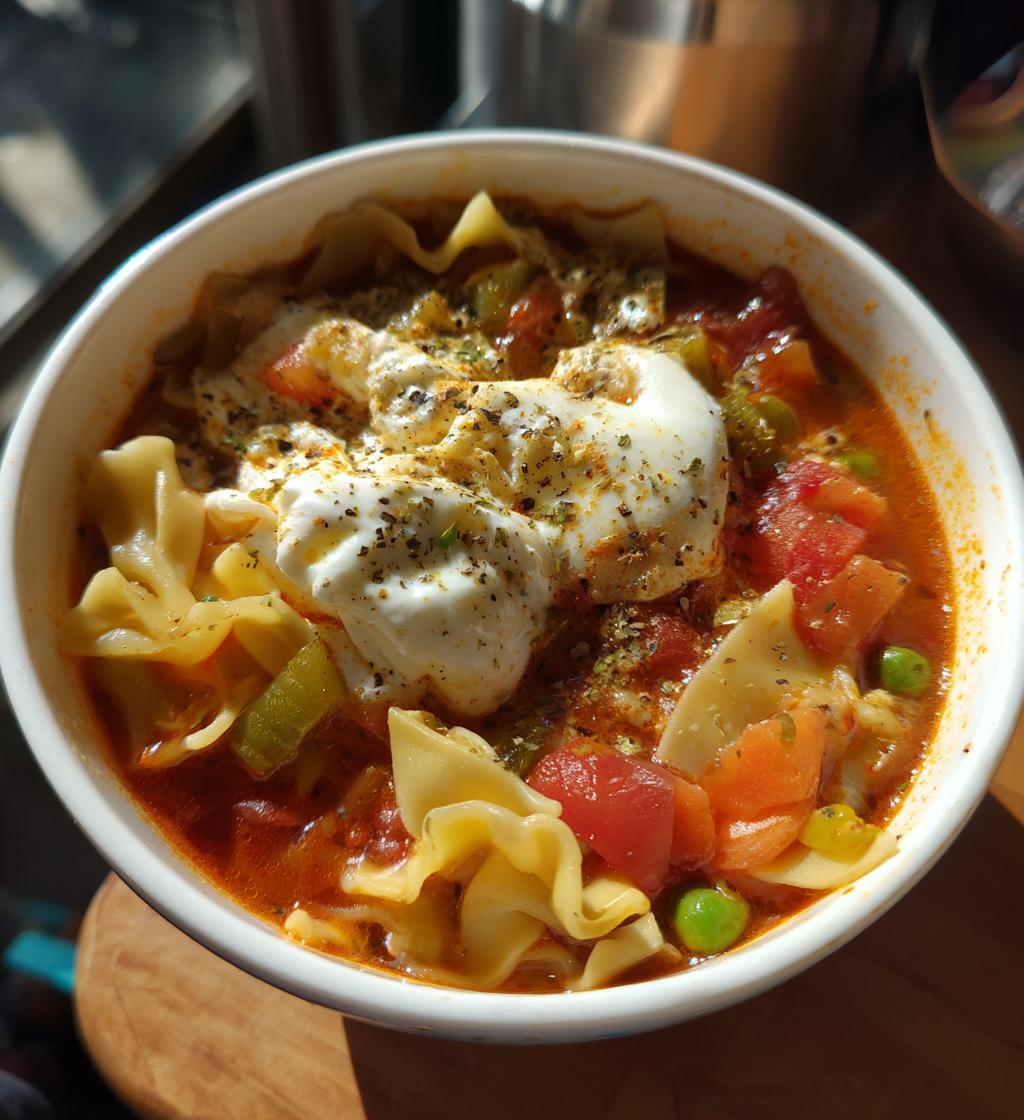 Vegetarian Lasagna Soup