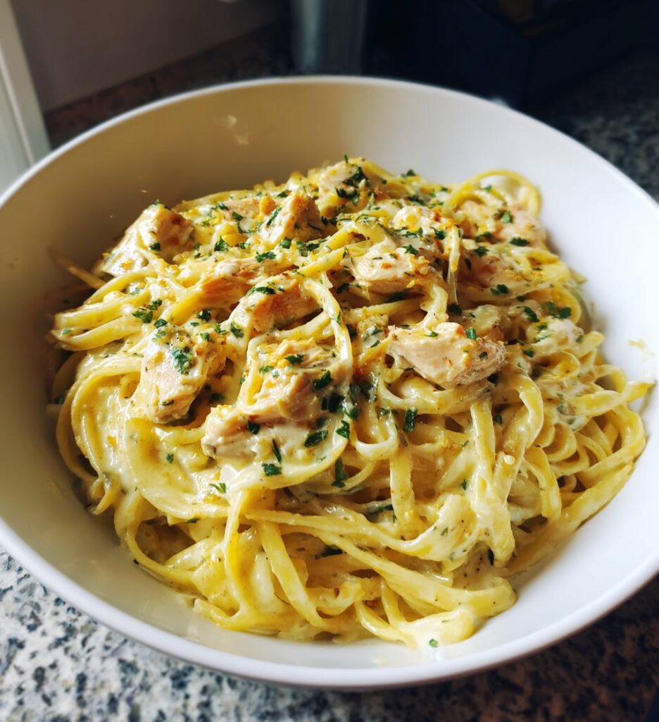 White Cheddar Honey Butter Chicken Pasta