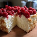 Angel Food Cake Raspberry