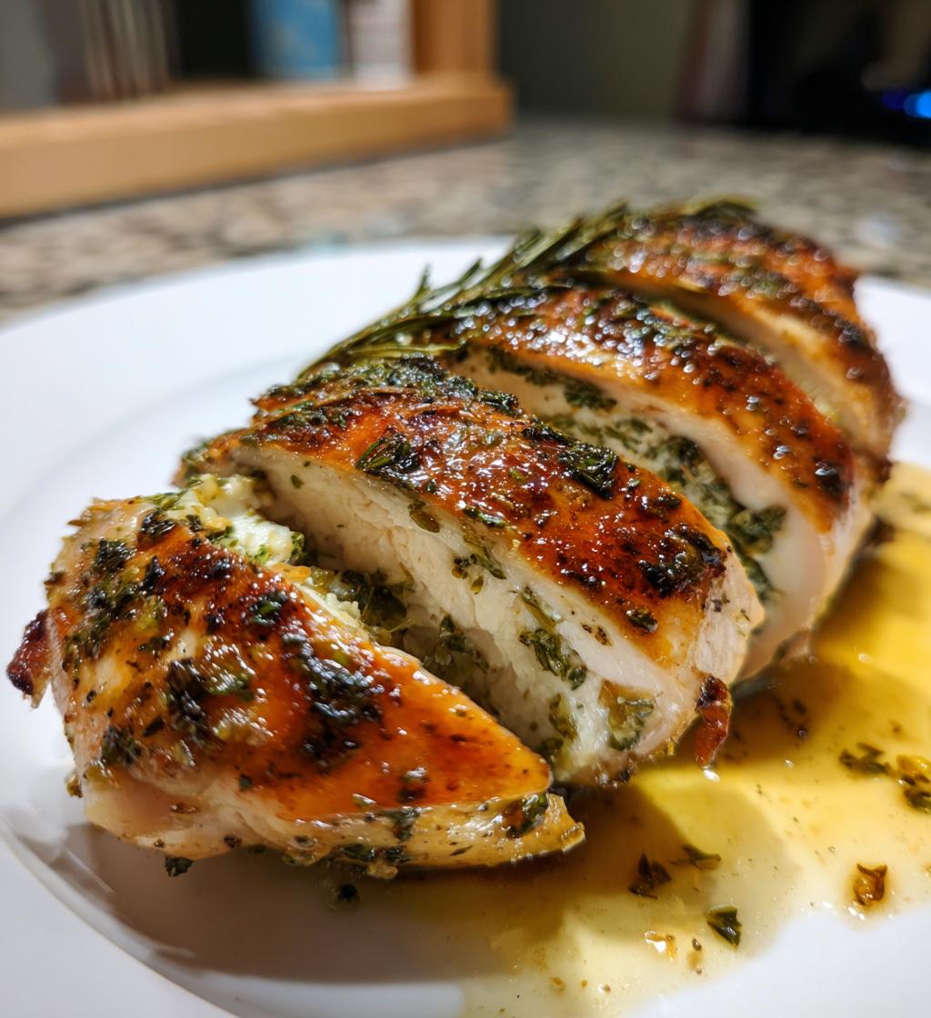 Apple Brie Stuffed Chicken