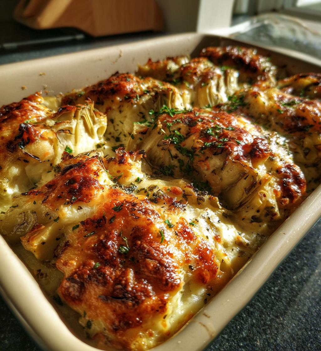 Baked Artichoke Hearts