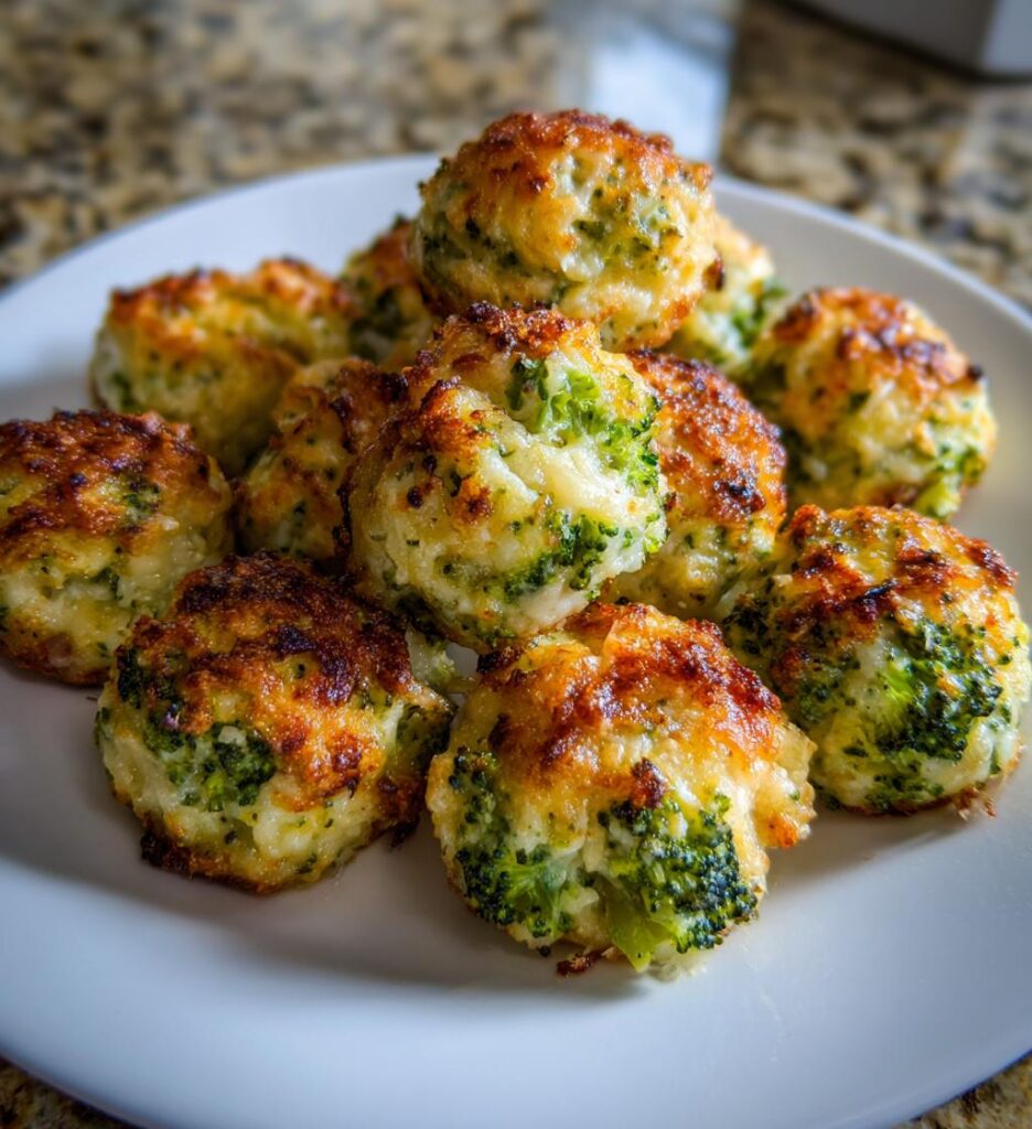 Baked Broccoli Cheese Balls