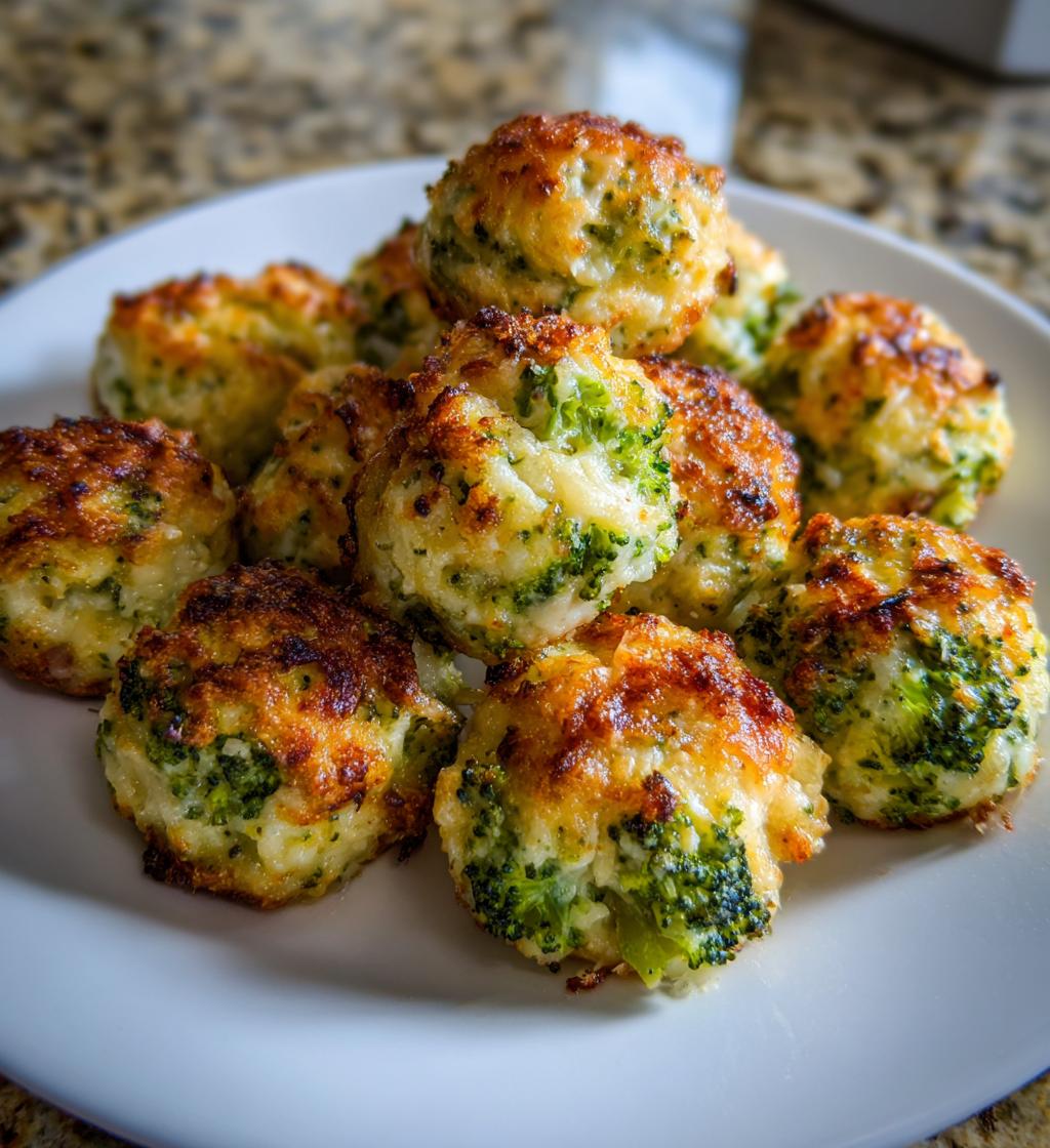 Baked Broccoli Cheese Balls