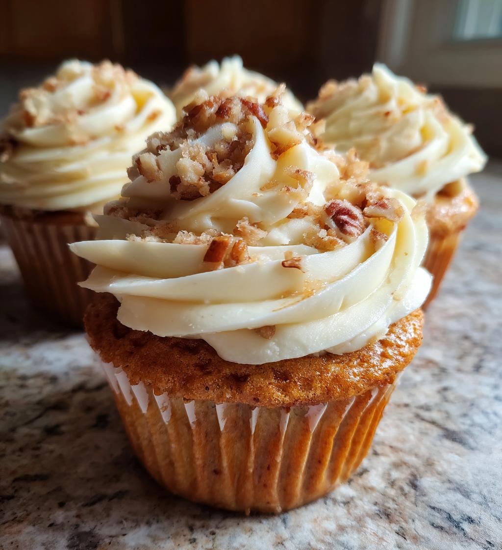Banana Pecan Cupcakes