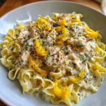 Banana Pepper Chicken Alfredo