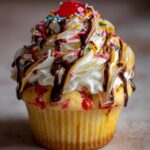 Banana Split Cupcakes