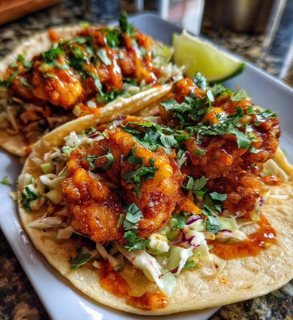 Bang Bang Shrimp Tacos