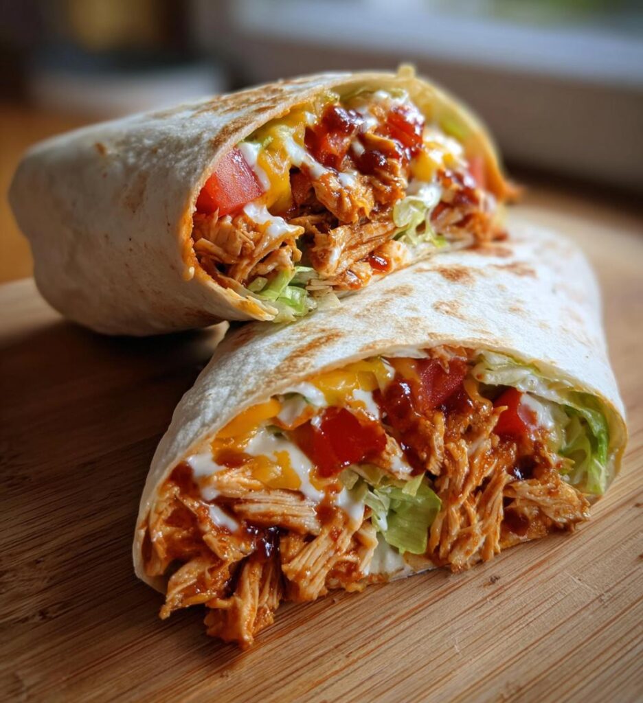 BBQ Chicken Wraps