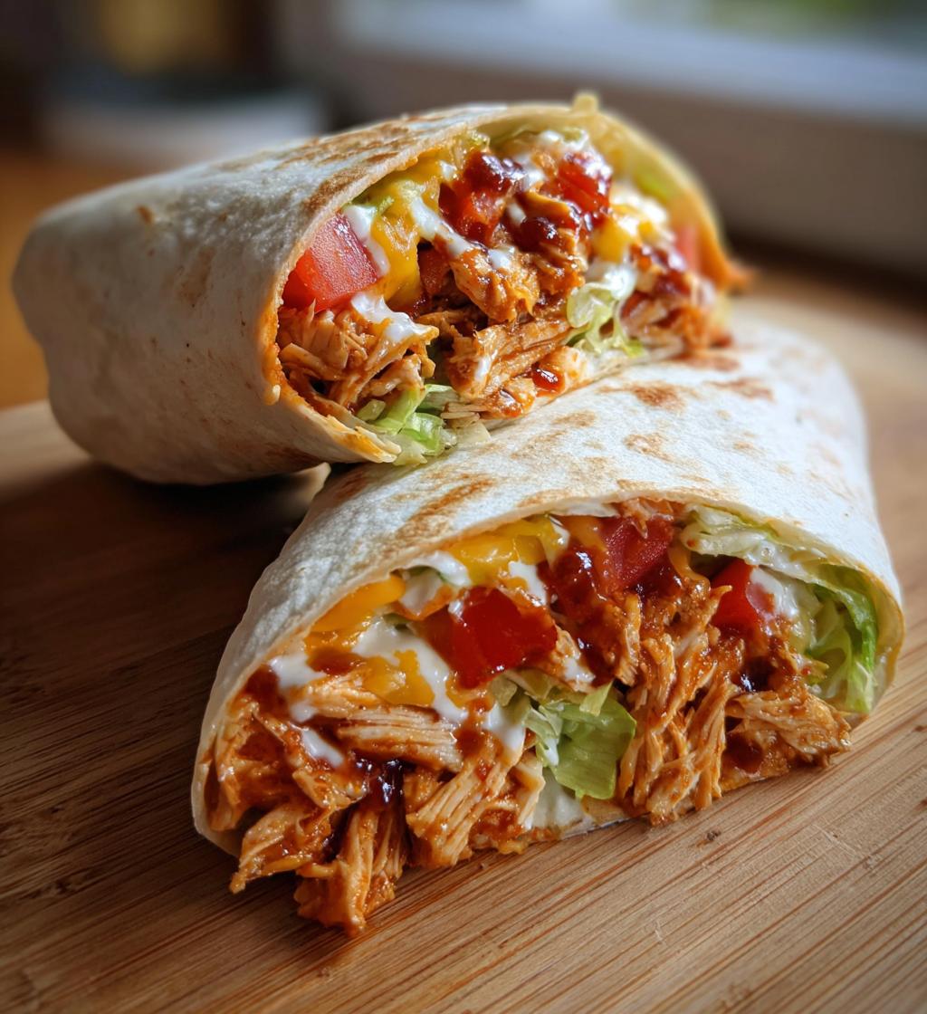 BBQ Chicken Wraps