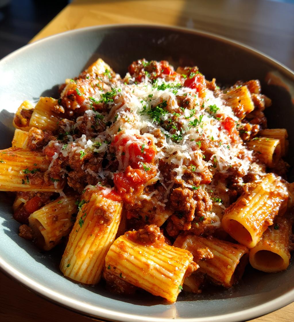 Beef Rigatoni