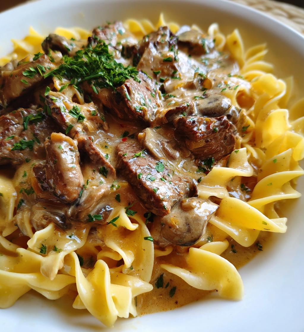 Beef Stroganoff