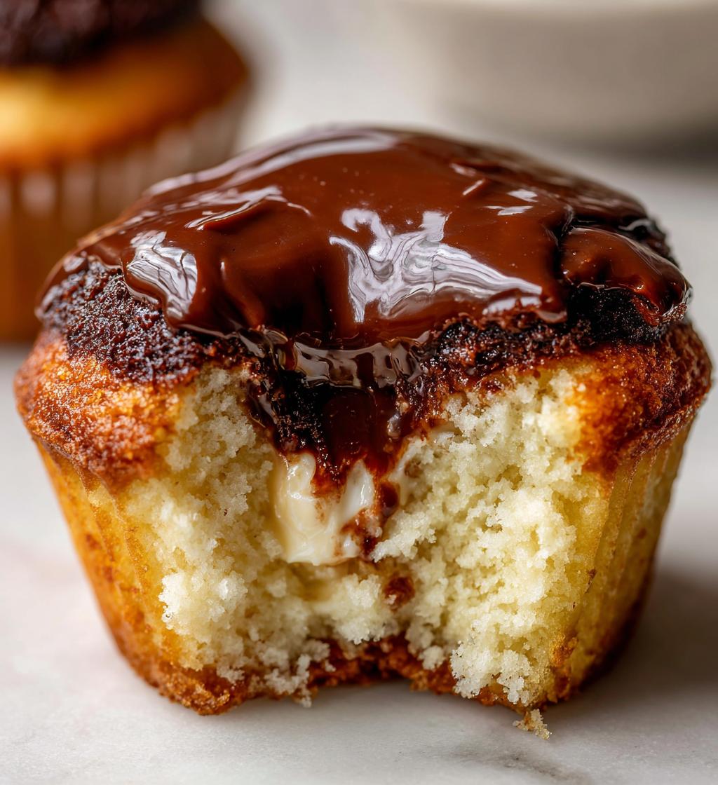 Boston Cream Cupcakes