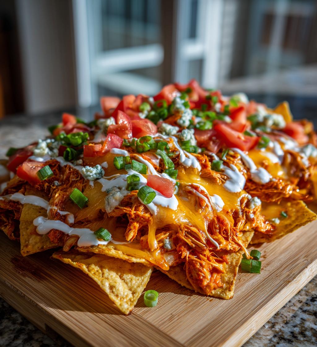 Buffalo Chicken Nachos
