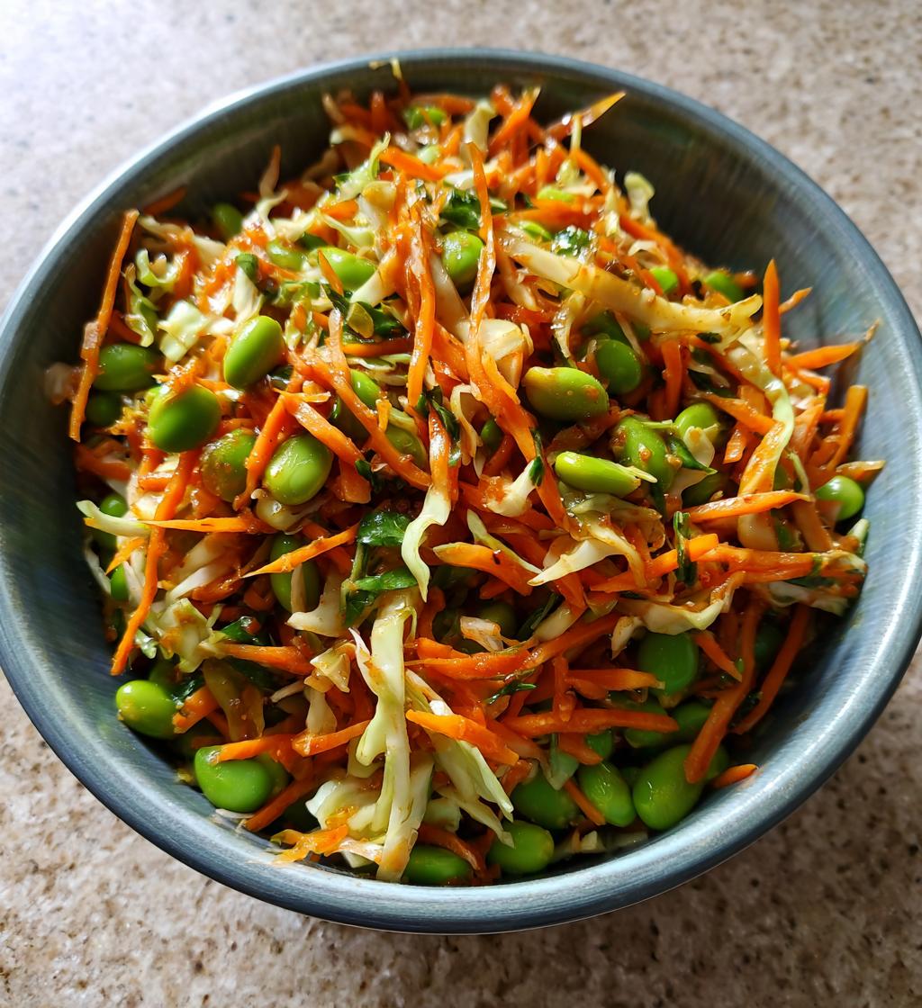 Cabbage Edamame Salad