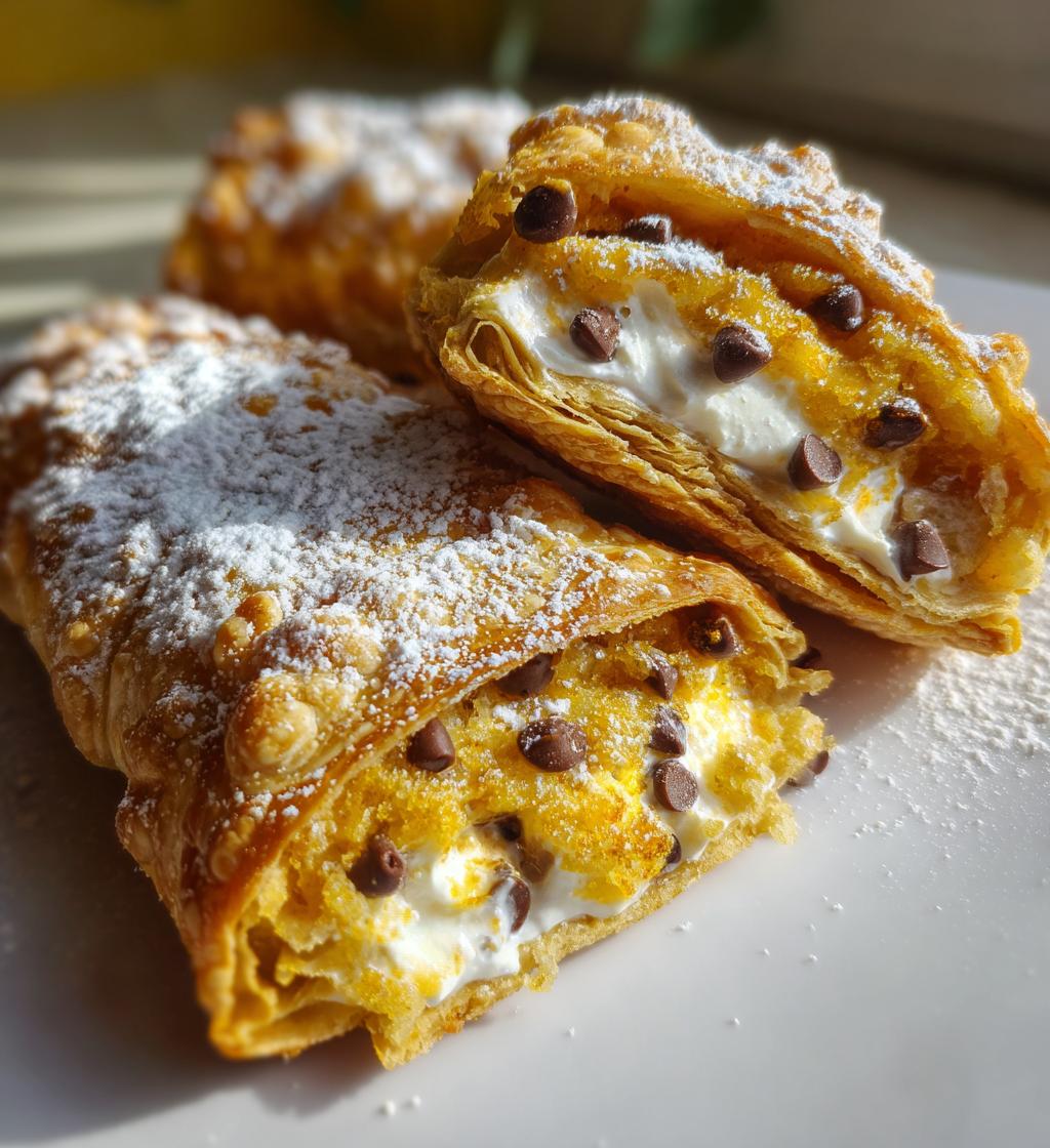 Cannoli Squares