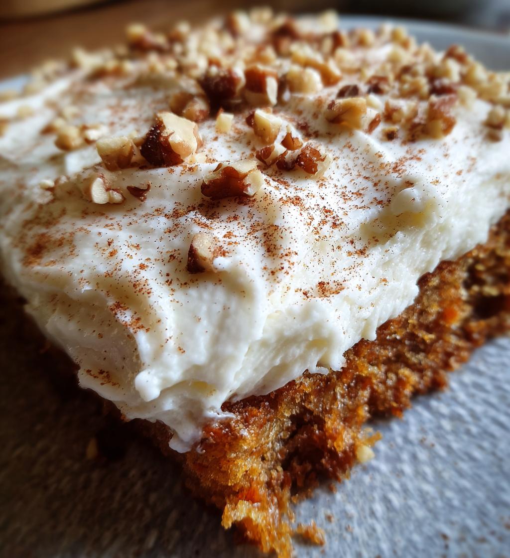 Carrot Cake Frosting Dessert