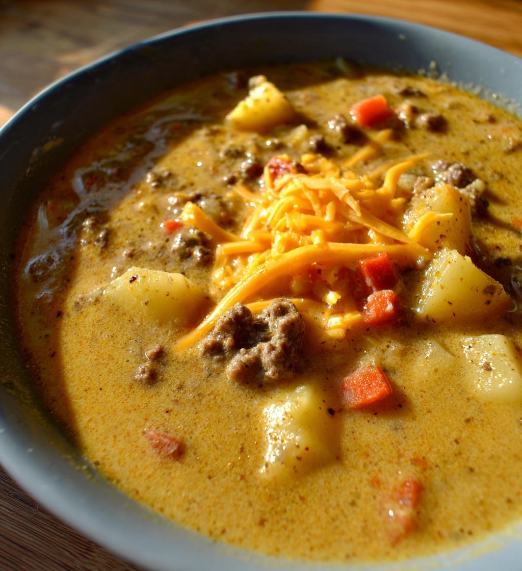 Cheeseburger Soup