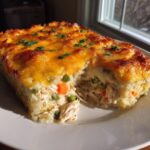 Cheesy Chicken Rice Casserole